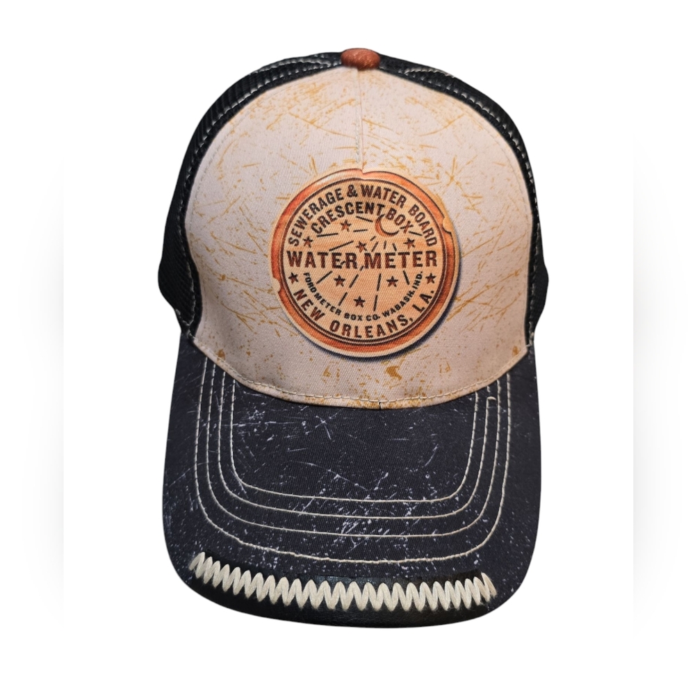 Robin Ruth New Orleans Crescent Black and Tan Cap